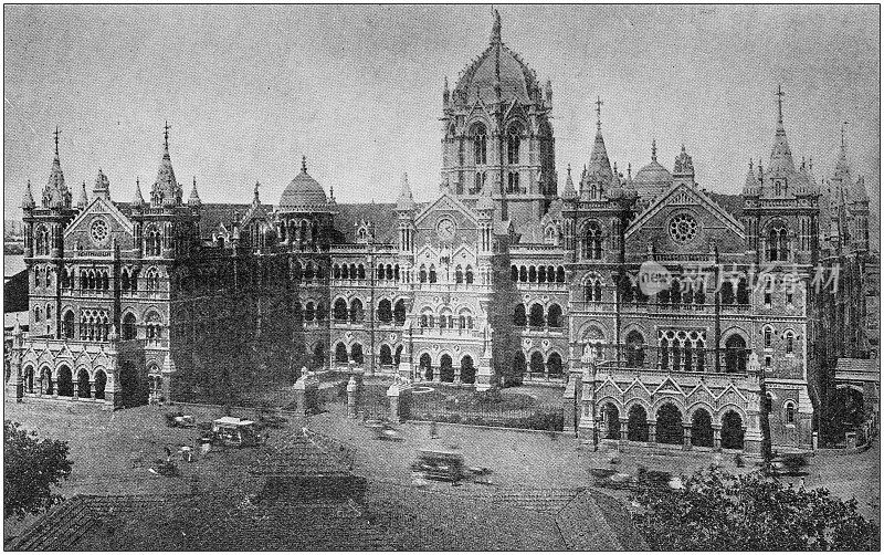 古董黑白照片环游世界:Depot, Bombay